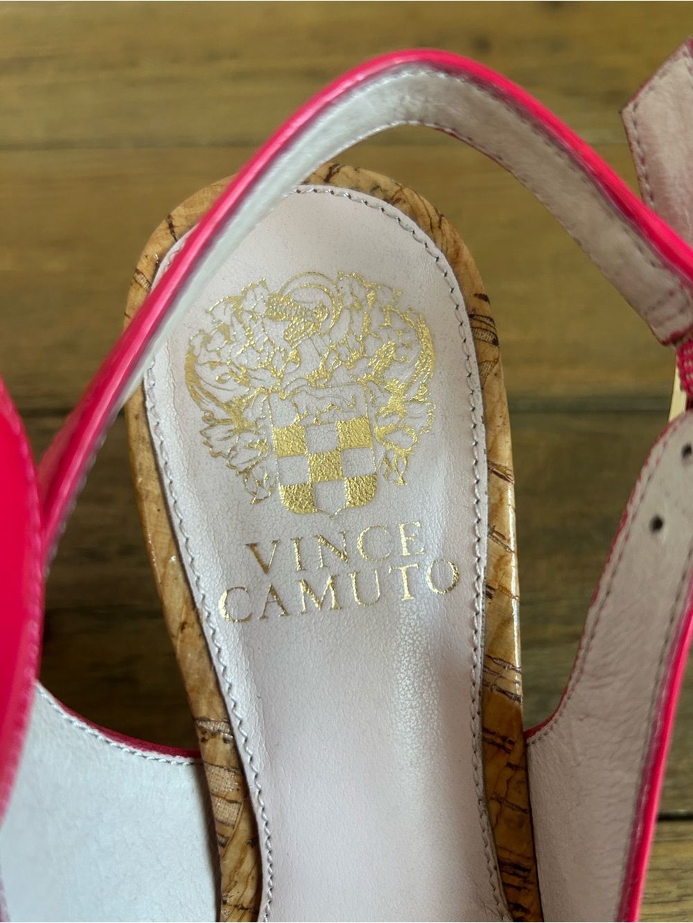 Vince Camuto Hot Pink Patent Slingback Pumps - Picture 5 of 11